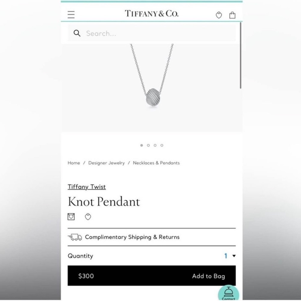 TIFFANY & CO. Knott necklace